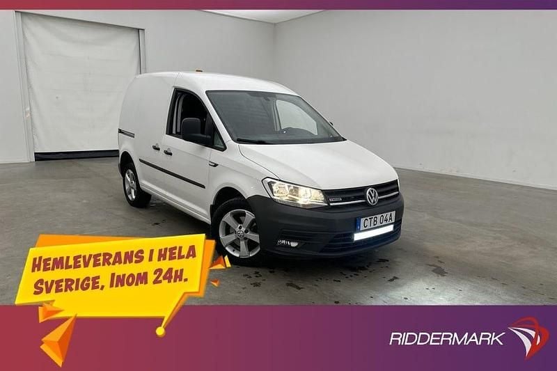 Vit Begagnad 2020 VW Caddy Minibuss | 208 900 kr (Bra pris) - Bild 1/3
