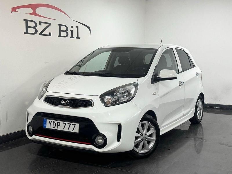 Vit Begagnad 2016 Kia Picanto Halvkombi | 69 900 kr (Marknadspris) - Bild 1/4