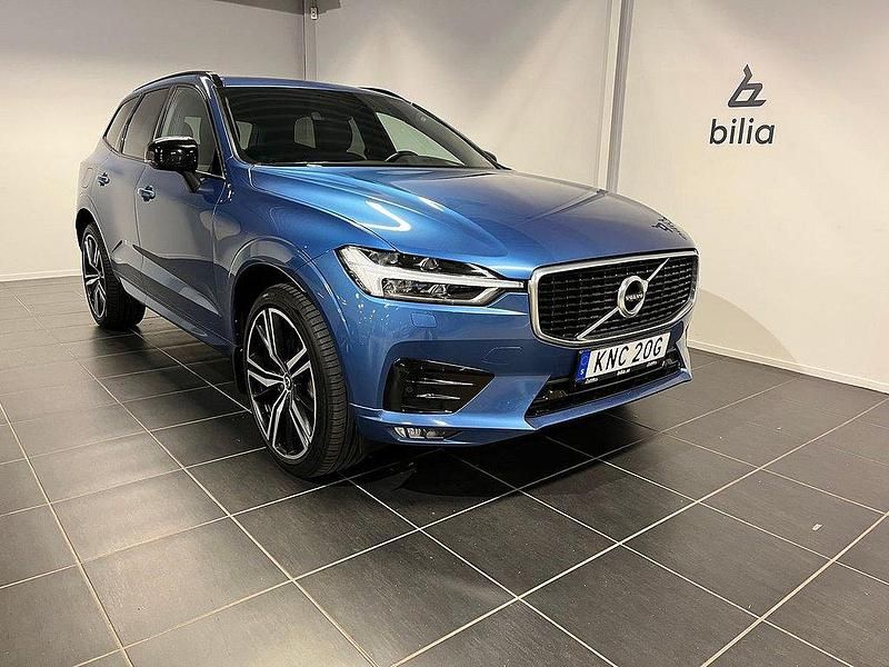 Blå Begagnad 2019 Volvo XC60 R-Design SUV | 339 900 kr (Dyr) - Bild 1/3