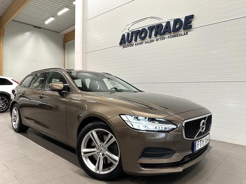 Brun Begagnad 2018 Volvo V90 Business Edition Kombi | 239 900 kr (Bra pris) - Bild 1/4