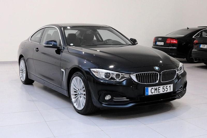 Svart Begagnad 2014 BMW 430 Luxury Line Sportkupé | 229 900 kr (Marknadspris) - Bild 1/4