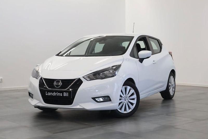Vit Begagnad 2022 Nissan Micra Halvkombi | 164 900 kr (Marknadspris) - Bild 1/4