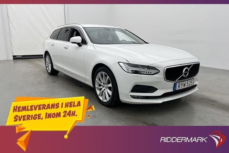 Vit Begagnad 2017 Volvo V90 Momentum Kombi | 178 700 kr (Marknadspris) - Bild 1/3