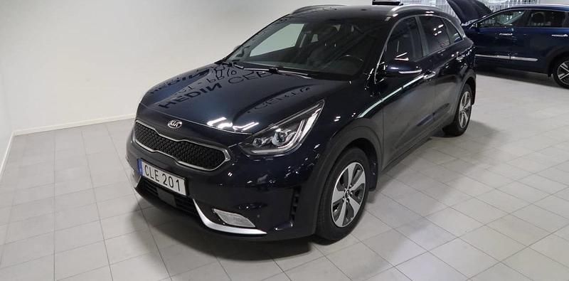 Blå Begagnad 2018 Kia Niro SUV | 165 000 kr (Lite dyr) - Bild 1/4