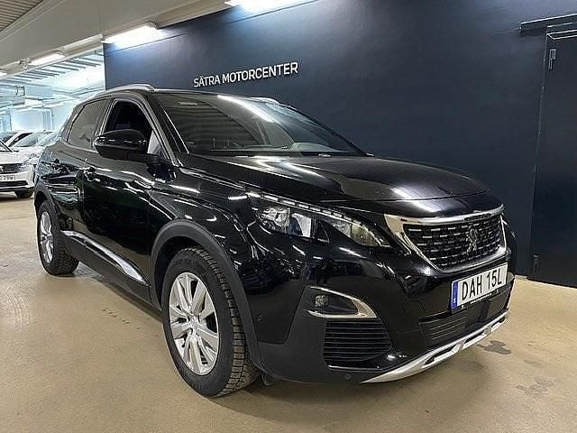 Svart Begagnad 2019 Peugeot 3008 GT-line SUV | 209 900 kr (Lite dyr) - Bild 1/4