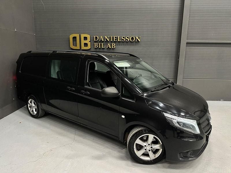 Svart Begagnad 2017 Mercedes Vito Minibuss | 199 800 kr (Bra pris) - Bild 1/4