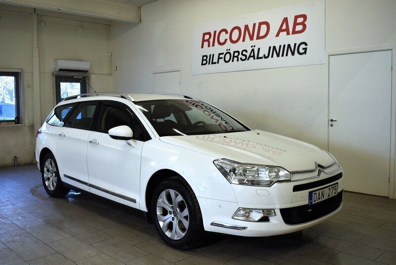 Vit Begagnad 2010 Citroën C5 Kombi | 59 900 kr - Bild 1/4