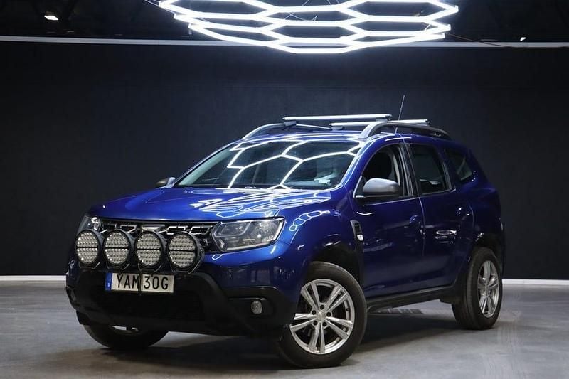 Blå Begagnad 2022 Dacia Duster SUV | 149 900 kr (Bra pris) - Bild 1/4