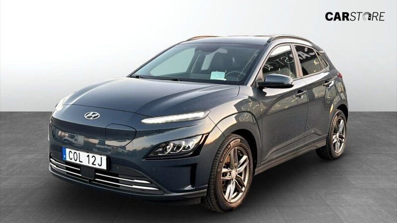 Blå Begagnad 2021 Hyundai Kona Advanced SUV | 199 900 kr (Marknadspris) - Bild 1/4