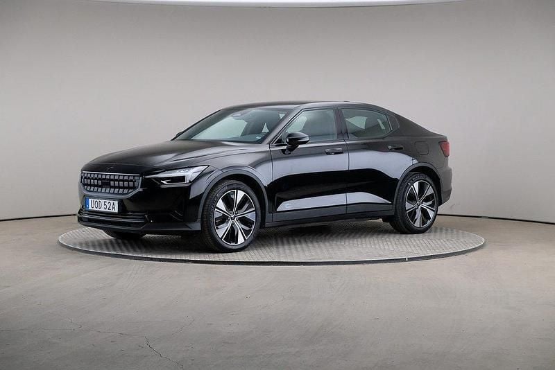 Svart Begagnad 2022 Polestar 2 Long Range Single Motor Halvkombi | 315 000 kr (Marknadspris) - Bild 1/4