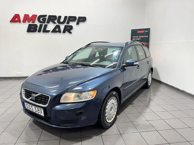Begagnad Volvo V50 Kinetic 125 HK (91 kW) 2007 Blå Kombi