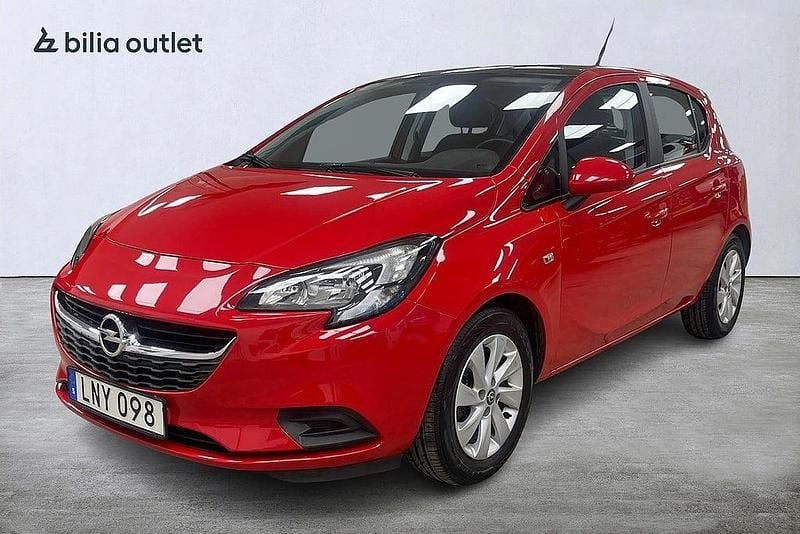 Röd Begagnad 2015 Opel Corsa Enjoy Halvkombi | 79 900 kr (Marknadspris) - Bild 1/4