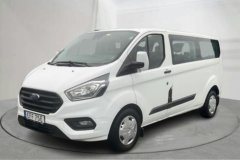 Vit Begagnad 2021 Ford Transit Kombi | 290 000 kr (Bra pris) - Bild 1/4