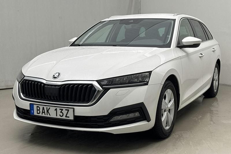 Vit Begagnad 2023 Skoda Octavia G-TEC Kombi | 190 000 kr (Superpris) - Bild 1/4