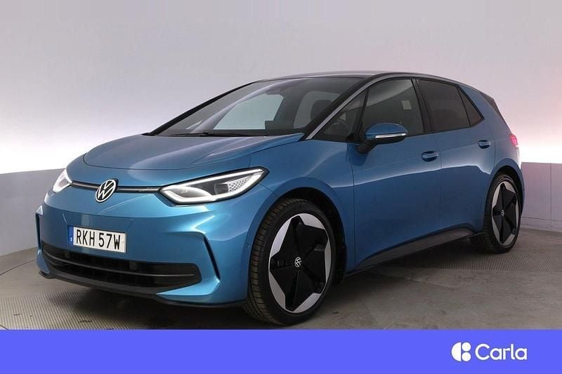 Blå Begagnad 2024 VW ID.3 Pro Halvkombi | 436 900 kr (Lite dyr) - Bild 1/4