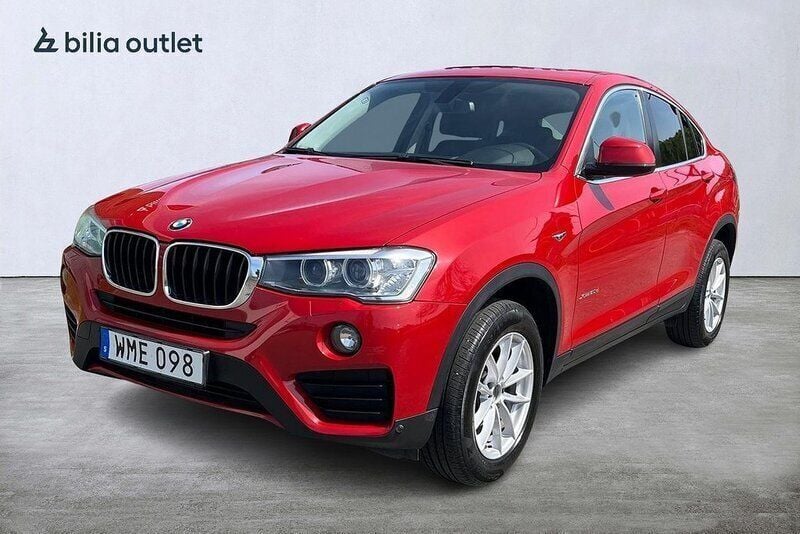 Röd Begagnad 2015 BMW X4 SUV | 199 900 kr (Superpris) - Bild 1/3