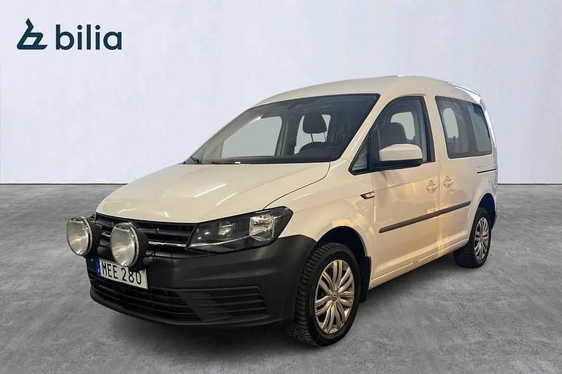 Begagnad VW Caddy 124 HK (91 kW) 2016 Vit Minibuss