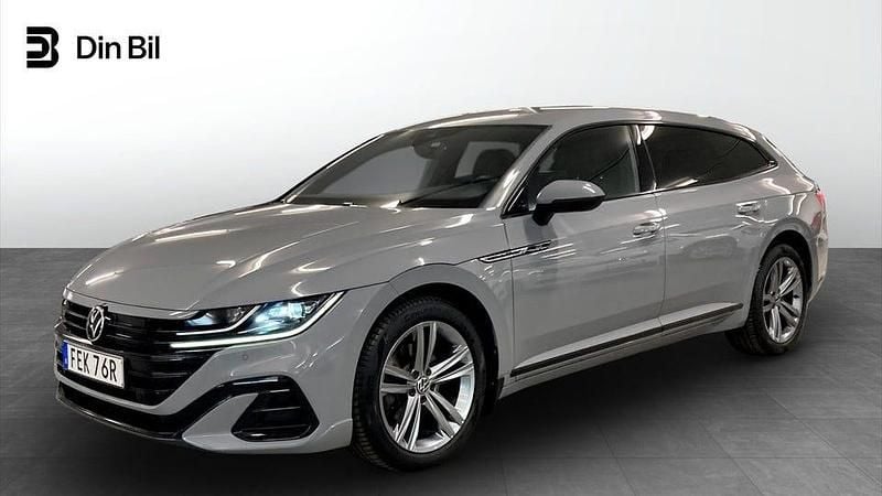 Grå Begagnad 2022 VW Arteon R-line Kombi | 309 900 kr (Bra pris) - Bild 1/4