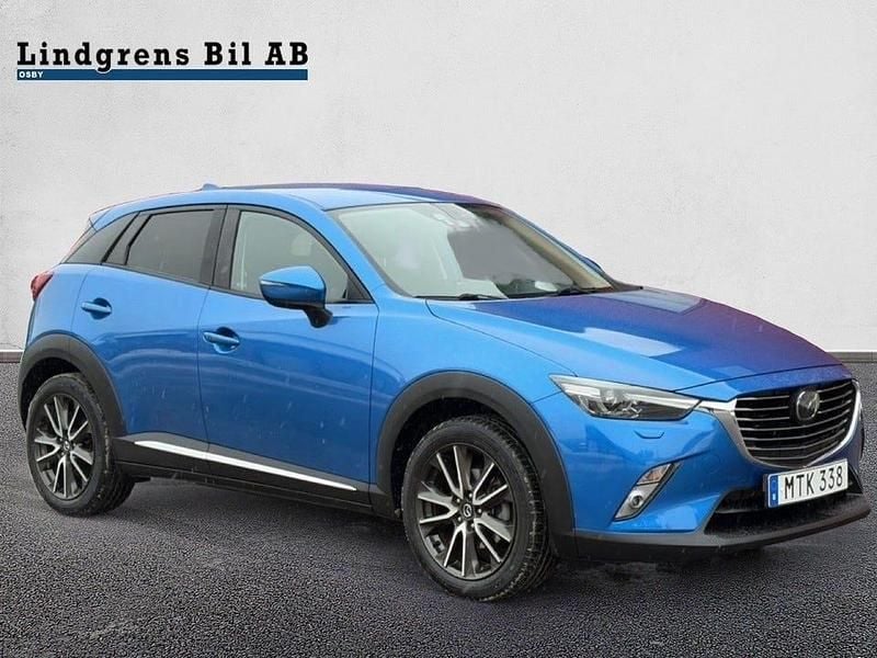 Begagnad Mazda CX-3 Optimum 150 HK (110 kW) 2015 Blå SUV