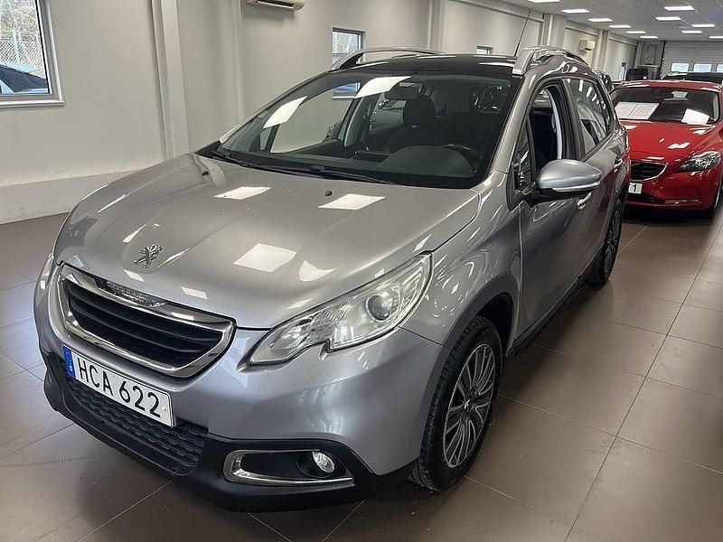 Grå Begagnad 2015 Peugeot 2008 SUV | 88 000 kr (Marknadspris) - Bild 1/4