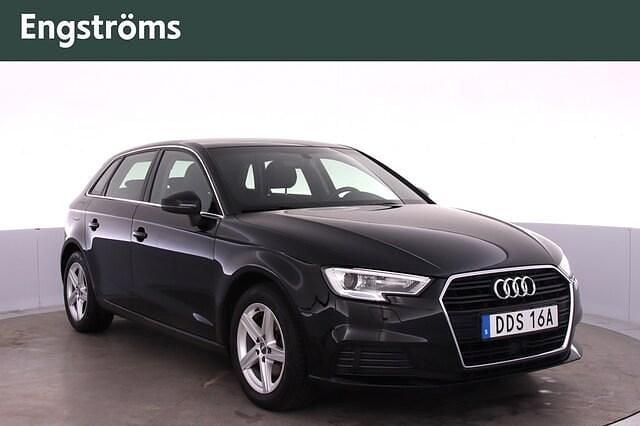 Brilliantsvart Begagnad 2019 Audi A3 Proline | 189 000 kr (Bra pris) - Bild 1/4