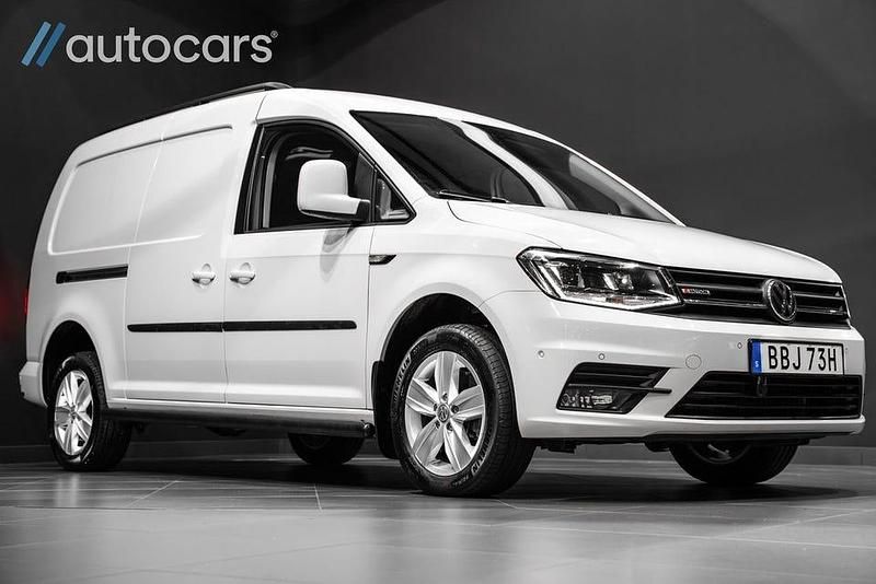 Vit Begagnad 2020 VW Caddy Maxi SE Minibuss | 398 750 kr (Dyr) - Bild 1/4