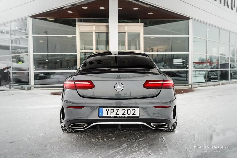 Begagnad Mercedes E400 AMG 333 HK (244 kW) 2017 Grå Sportkupé