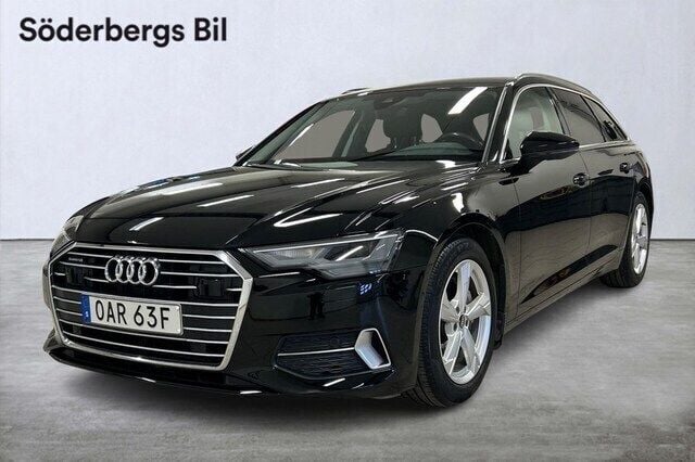 Svart Begagnad 2021 Audi A6 Sport Kombi | 309 000 kr (Superpris) - Bild 1/4