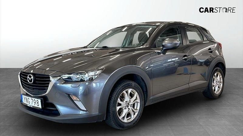 Grå Begagnad 2018 Mazda CX-3 SUV | 154 900 kr (Marknadspris) - Bild 1/4