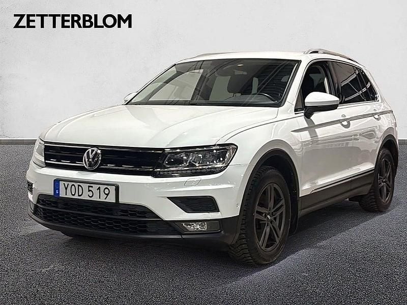 Vit Begagnad 2018 VW Tiguan SUV | 211 900 kr (Marknadspris) - Bild 1/4