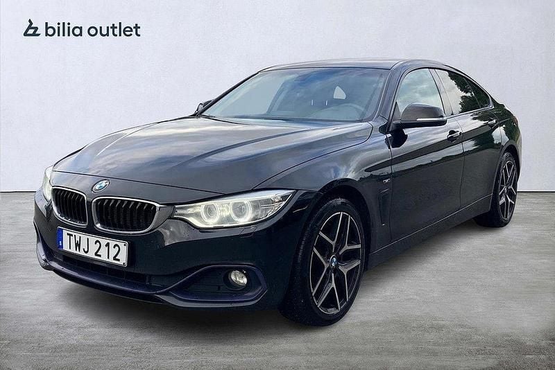 Svart Begagnad 2015 BMW 420 Sedan | 139 900 kr (Marknadspris) - Bild 1/4