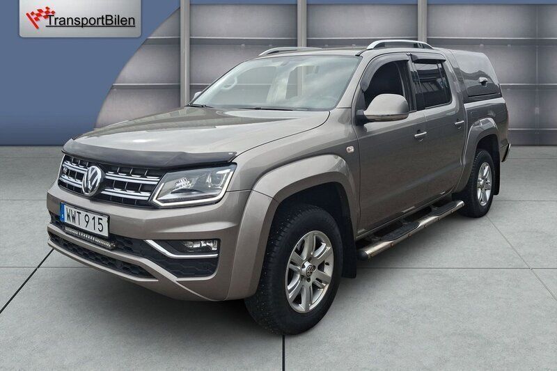 Ljusbrun (brun) Begagnad 2018 VW Amarok Aventura Pickup | 310 000 kr (Bra pris) - Bild 1/4