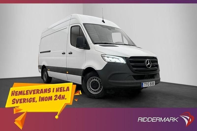 Vit Begagnad 2023 Mercedes Sprinter Van | 459 800 kr (Superpris) - Bild 1/3