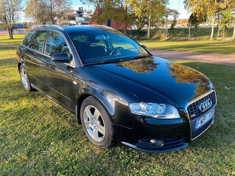 Svart Begagnad 2007 Audi A4 S-Line Kombi | 49 900 kr (Marknadspris) - Bild 1/4