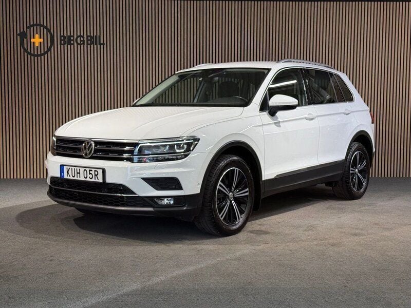 Vit Begagnad 2020 VW Tiguan SUV | 294 900 kr (Bra pris) - Bild 1/4