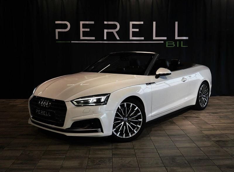 Vit Begagnad 2016 Audi A5 Cabriolet S-Line Cab | 329 000 kr (Dyr) - Bild 1/4