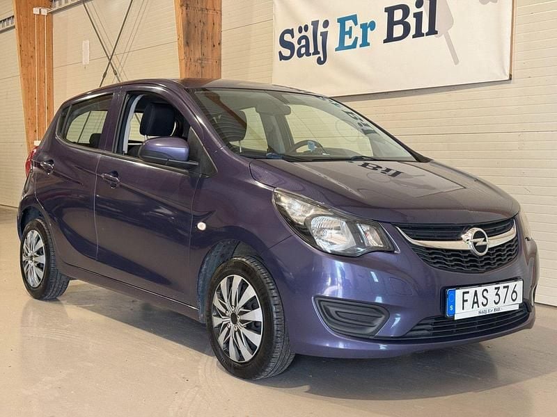 Lila Begagnad 2017 Opel Karl Halvkombi | 59 900 kr (Marknadspris) - Bild 1/4