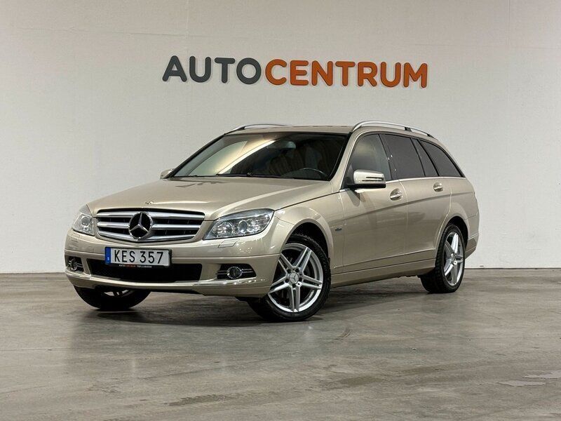Ljusbrun (brun) Begagnad 2009 Mercedes C180 Avantgarde Kombi | 74 900 kr (Marknadspris) - Bild 1/4