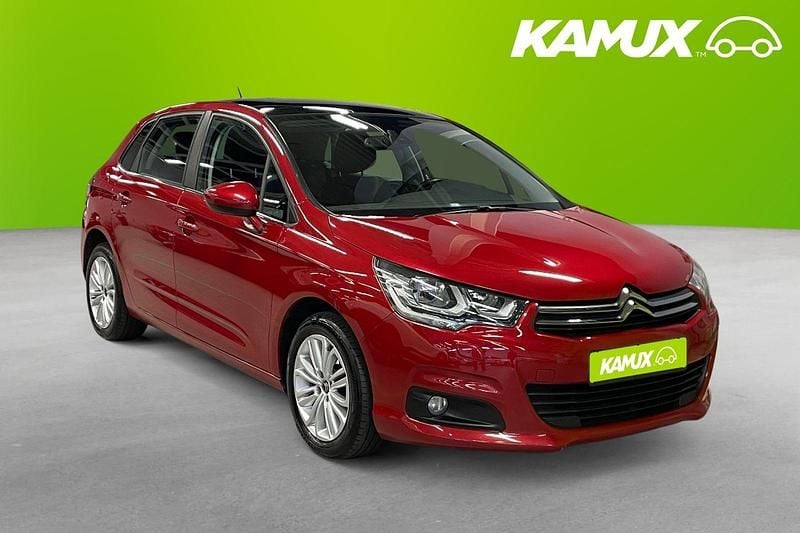 Röd Begagnad 2015 Citroën C4 Halvkombi | 114 800 kr (Dyr) - Bild 1/4