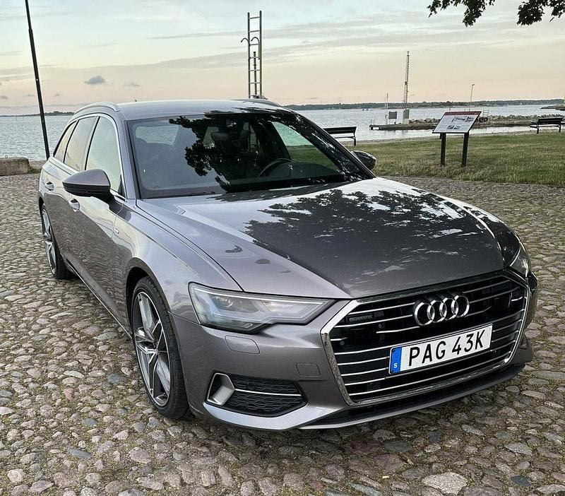Grå Begagnad 2019 Audi A6 S-Line Kombi | 320 000 kr (Dyr) - Bild 1/4