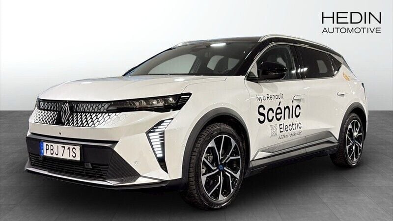 Vit (white) Begagnad 2024 Renault Scénic Iconic Minibuss | 519 000 kr (Marknadspris) - Bild 1/4