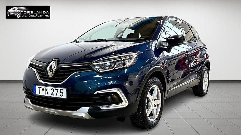 Blåmetallic Begagnad 2018 Renault Captur SUV | 114 900 kr (Marknadspris) - Bild 1/4