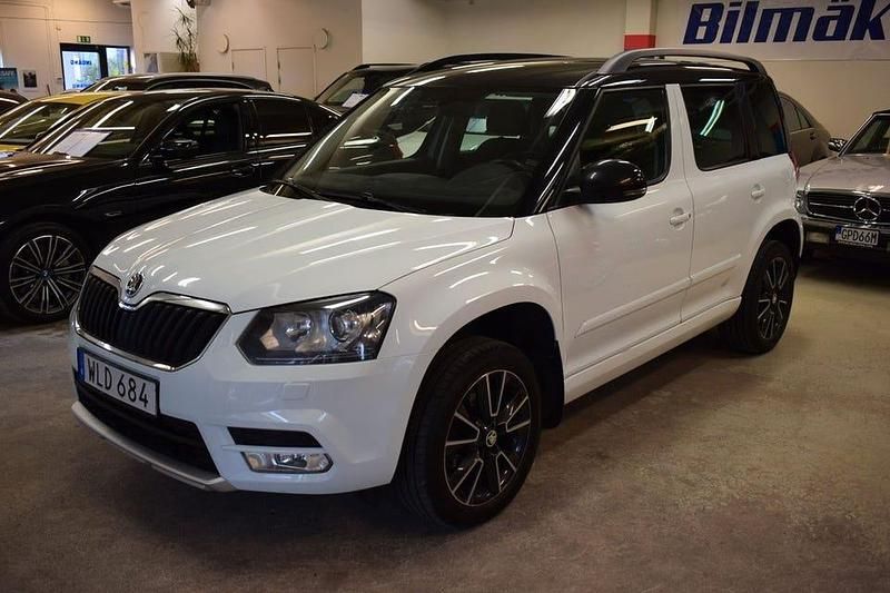 Begagnad Skoda Yeti Style 110 HK (80 kW) 2015 Vit SUV