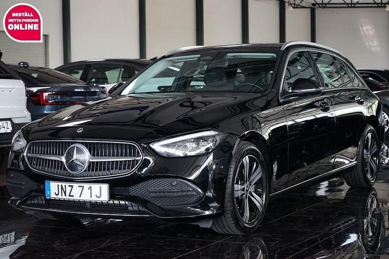 Begagnad Mercedes C220 Avantgarde 200 HK (147 kW) 2022 Svart Kombi