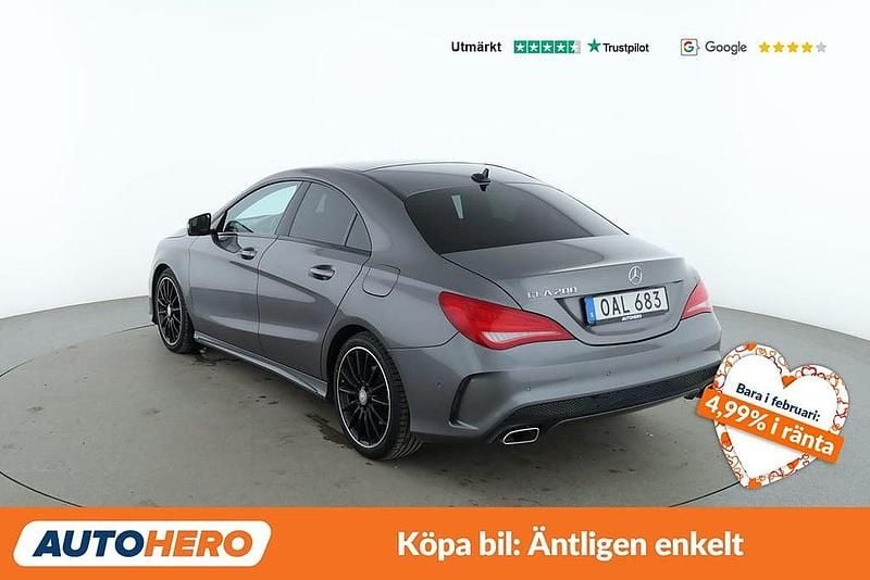 Begagnad Mercedes CLA200 AMG line 158 HK (116 kW) 2016 Grå Sportkupé