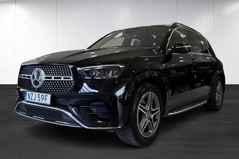 Svart (black) Begagnad 2023 Mercedes GLE350e AMG SUV | 889 900 kr (Marknadspris) - Bild 1/4