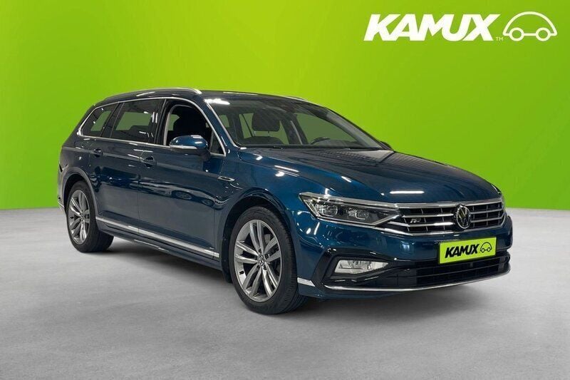 Blå Begagnad 2022 VW Passat GT Kombi | 309 800 kr (Bra pris) - Bild 1/4