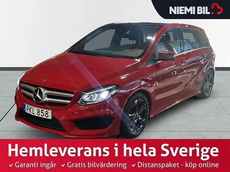 Begagnad Mercedes B180 AMG 122 HK (89 kW) 2017 Röd Minibuss
