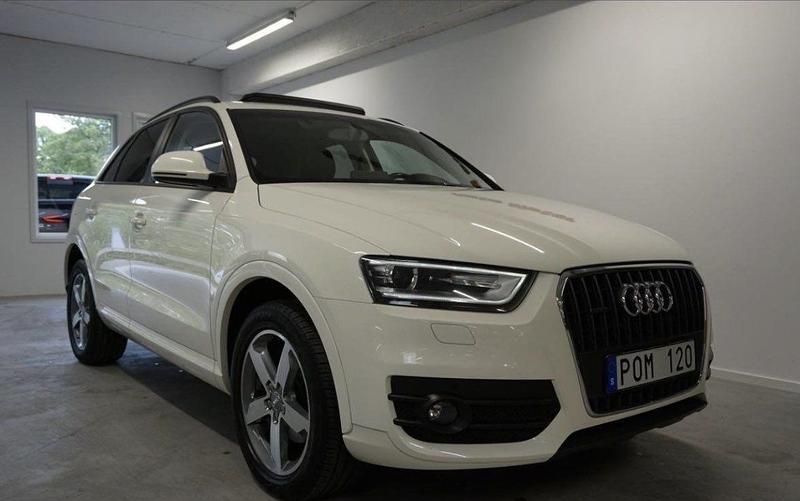 Vit Begagnad 2014 Audi Q3 Comfort SUV | 179 000 kr (Lite dyr) - Bild 1/4