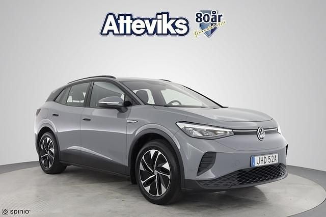 Grå Begagnad 2022 VW ID.4 Pro Performance SUV | 289 700 kr (Bra pris) - Bild 1/4
